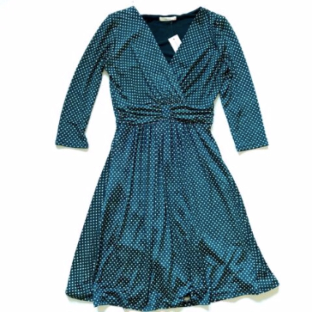 Le Lis Dress Roxy Textured Knit Fit & Flare XS